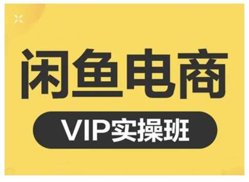 闲鱼电商零基础入门到进阶VIP实战课程，帮助你掌握闲鱼电商所需的各项技能-华创网