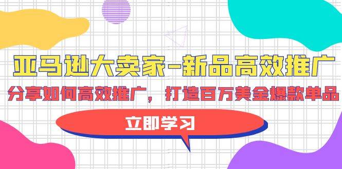 亚马逊 大卖家-新品高效推广，分享如何高效推广，打造百万美金爆款单品-华创网