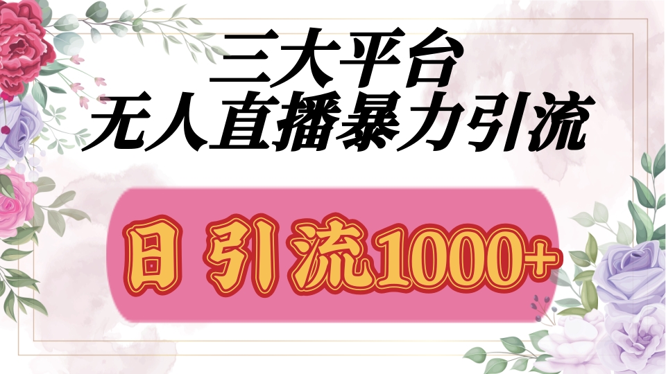 抖音，快手，视频号全平台通用，无人直播引流法，利用图片,模板,整套话术挂机全天支持矩阵操作，无限设备多开，超暴力引流，1000+高质量精准创业粉-华创网